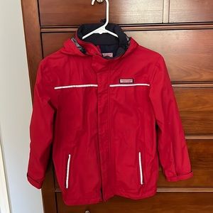 EUC Vineyard Vines Nor'easter Rain Shell Jacket (Kids Large)